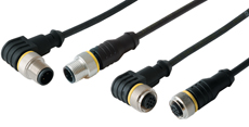 Turck ’un yeni bağlantı kabloları ve kablo setleri ihtiyaç duyulan birçok farklı gereksinimi M8 ve M12 bağlantılar ile sağlayabilmektedir.